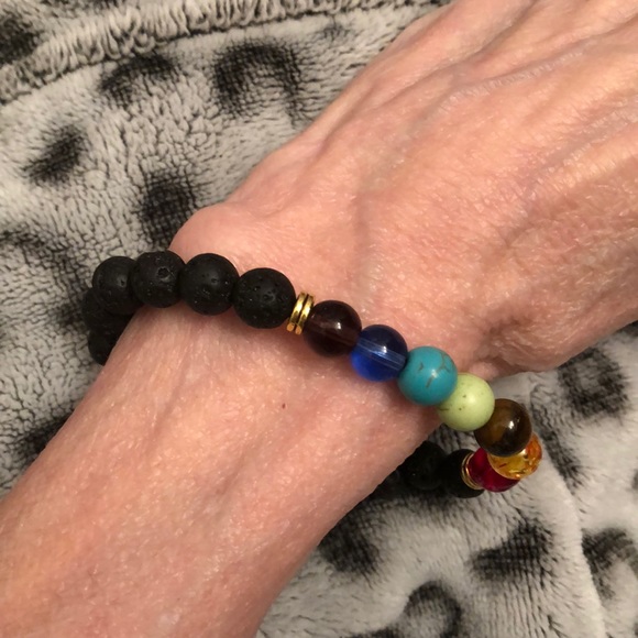 Chakra Bracelet with 7 Beautiful Balance Beads - Picture 2 of 6